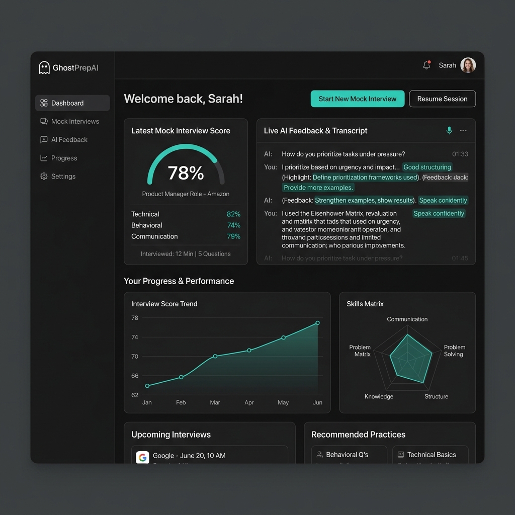GhostPrepAI Interview Tool
